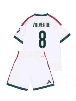 Otroški Nogometna dresi replika Real Madrid Federico Valverde #8 Domači 2026-27 Kratek rokav (+ hlače)
